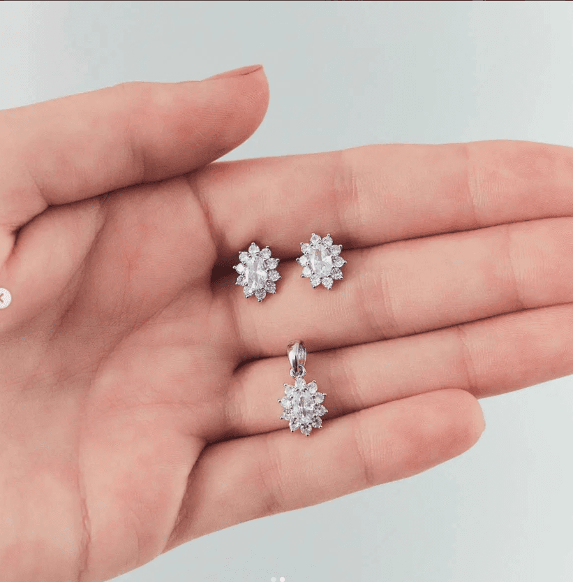 Conjunto Flor de Cristal